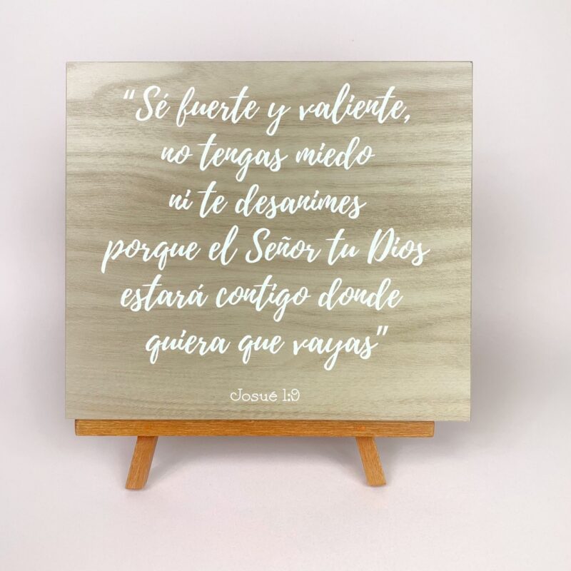 Retablo Josué 1:9