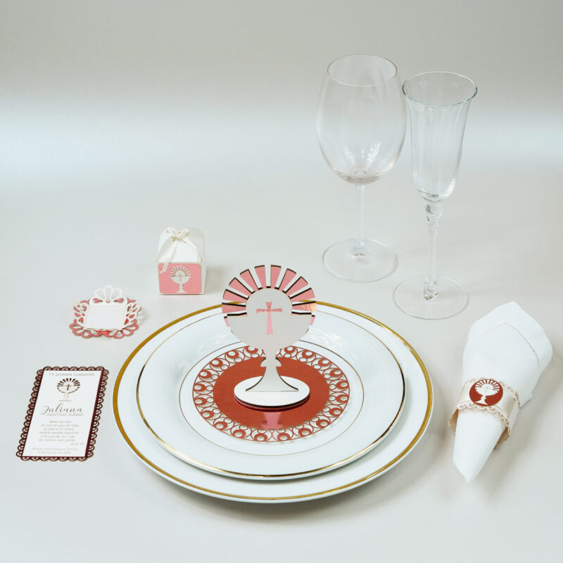 Set Rosa Metalizado