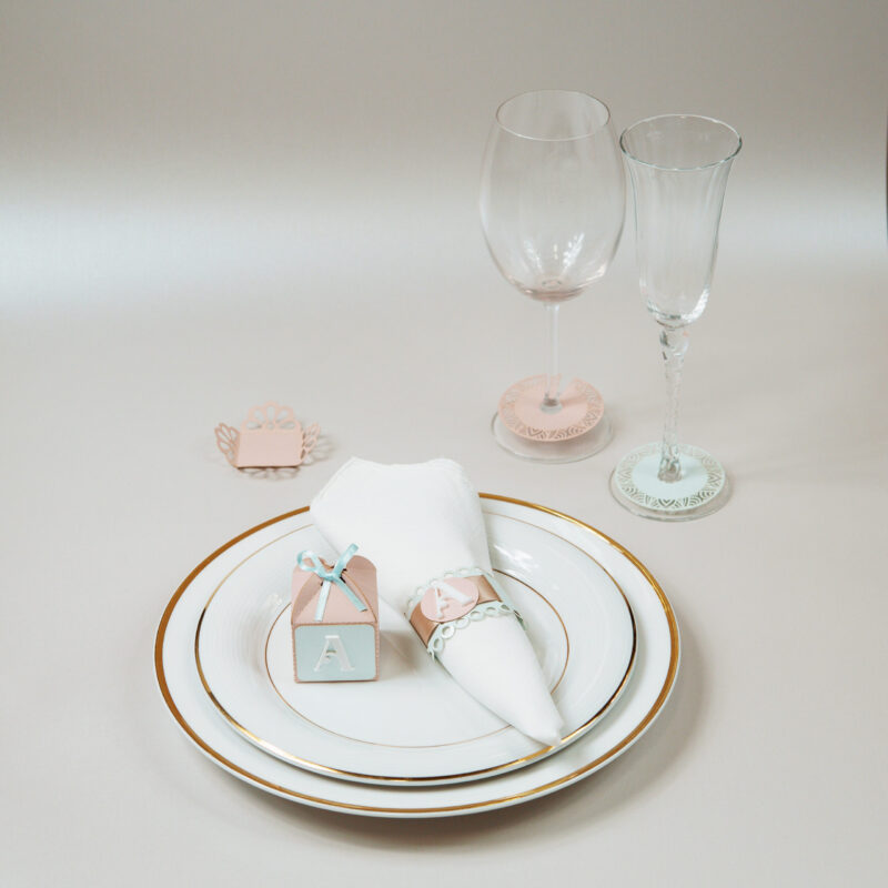 Set Azul Claro y Rosado