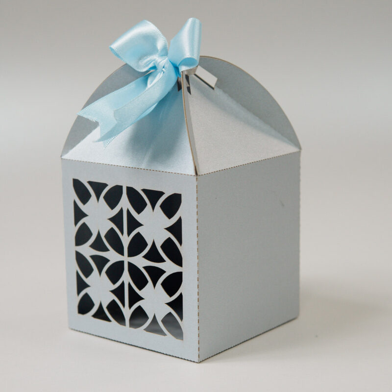 Cajas Grandes Lustre con Azul Claro