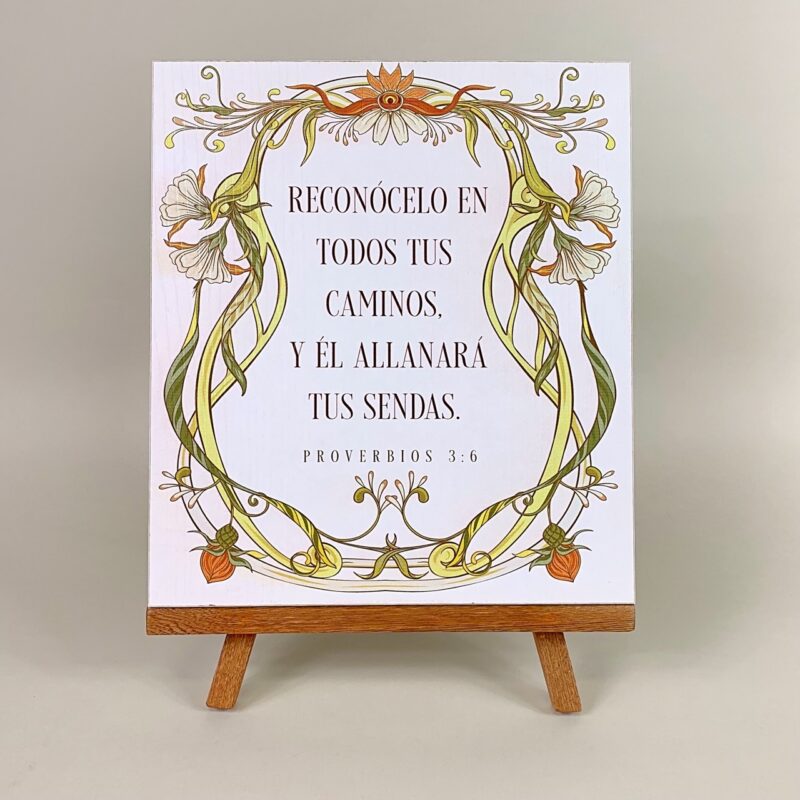 Retablo Proverbios 3:6