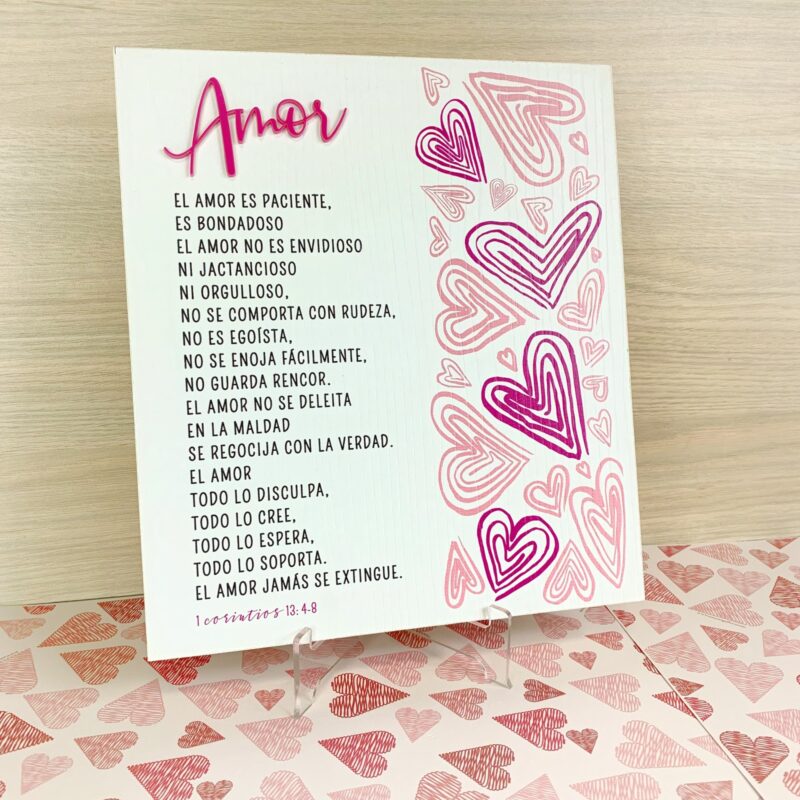 1 corintios 13:4-8 Corazones